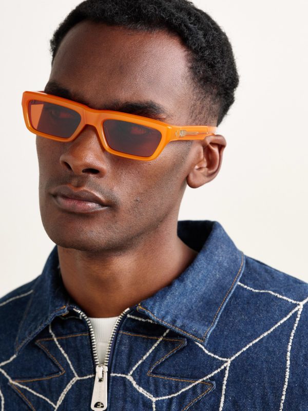 Rush Rectangular-Frame Acetate Sunglasses - OU Rush Rectangular-Frame Acetate Sunglasses - OU