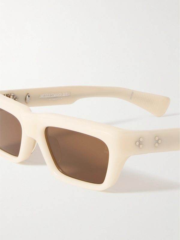 Rush Rectangular-Frame Acetate Sunglasses - CU Rush Rectangular-Frame Acetate Sunglasses - CU