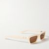 Rush Rectangular-Frame Acetate Sunglasses - FR Rush Rectangular-Frame Acetate Sunglasses - FR