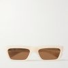 Rush Rectangular-Frame Acetate Sunglasses Rush Rectangular-Frame Acetate Sunglasses