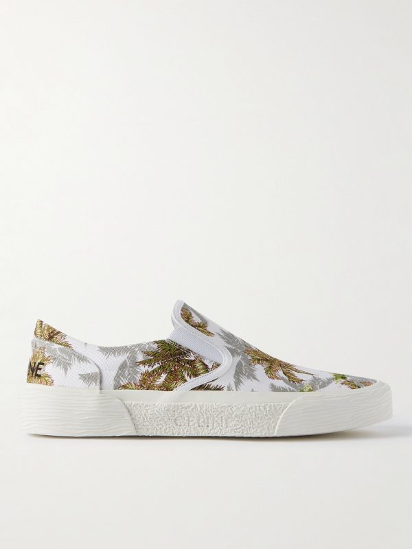 Printed Canvas Slip-On Sneakers Printed Canvas Slip-On Sneakers