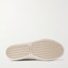 AS-01 Rubber-Trimmed Logo-Print Cracked-Leather Sneakers - E1