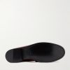 Logo-Detailed Leather Loafers - E1 Logo-Detailed Leather Loafers - E1