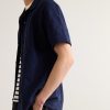 Jacquard-Knit Cotton Shirt - BK Jacquard-Knit Cotton Shirt - BK