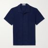 Jacquard-Knit Cotton Shirt Jacquard-Knit Cotton Shirt