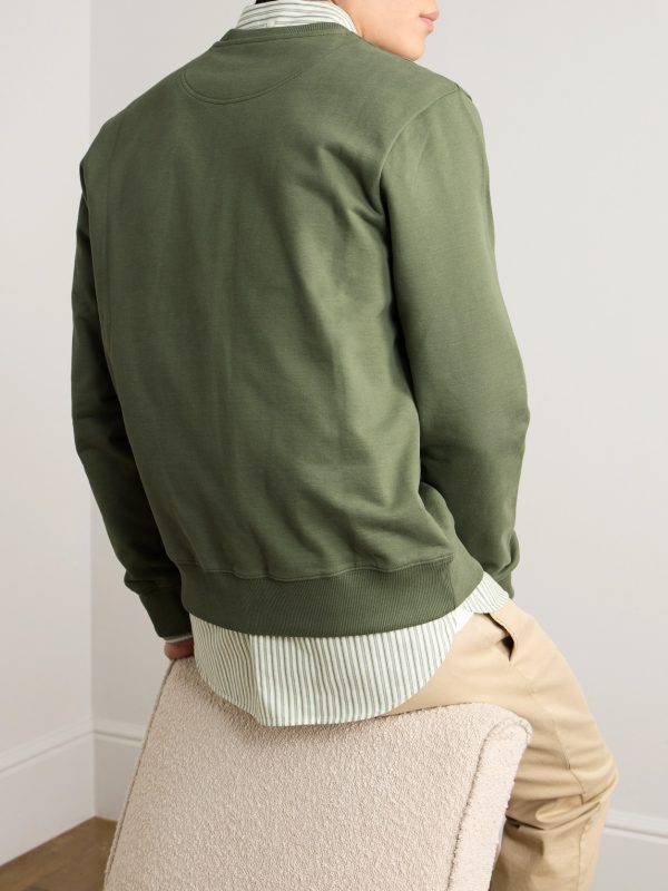 Cotton-Blend Jersey Sweatshirt - BK Cotton-Blend Jersey Sweatshirt - BK
