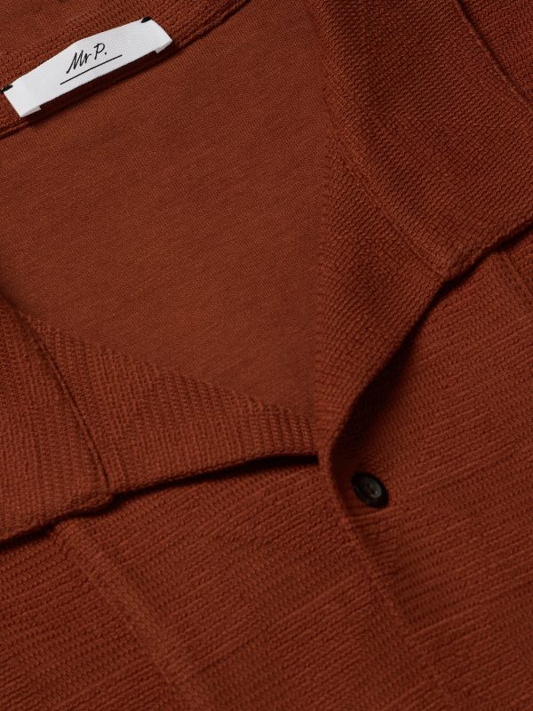 Jacquard-Knit Cotton Shirt - CU Jacquard-Knit Cotton Shirt - CU