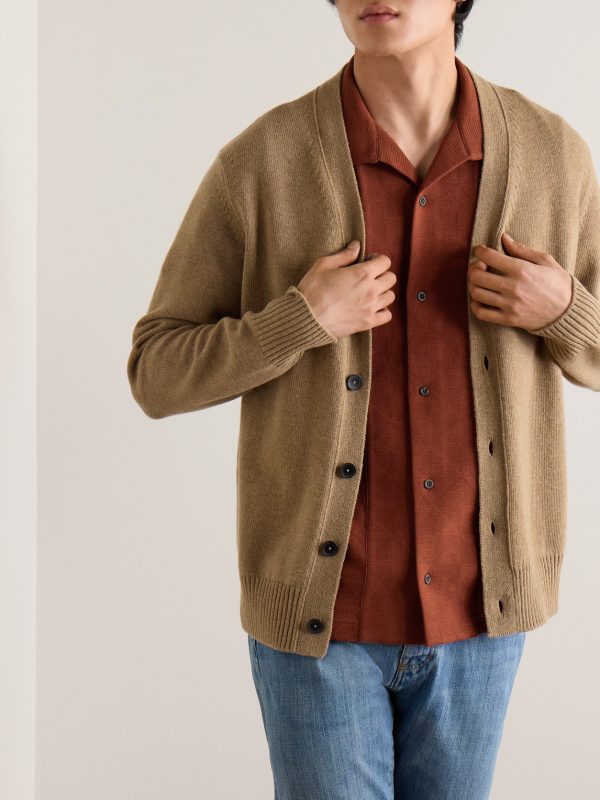 Jacquard-Knit Cotton Shirt - OU Jacquard-Knit Cotton Shirt - OU