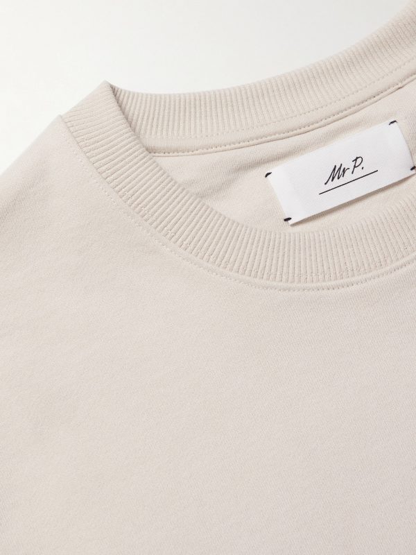Cotton-Blend Jersey Sweatshirt - CU Cotton-Blend Jersey Sweatshirt - CU