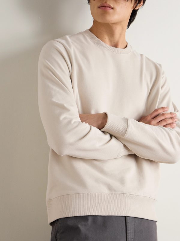Cotton-Blend Jersey Sweatshirt - FR Cotton-Blend Jersey Sweatshirt - FR