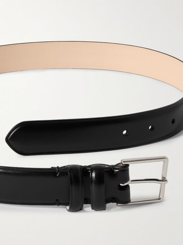 3cm Glossed-Leather Belt - E1 3cm Glossed-Leather Belt - E1
