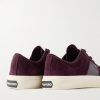 Cambridge Leather-Trimmed Suede Sneakers - BK