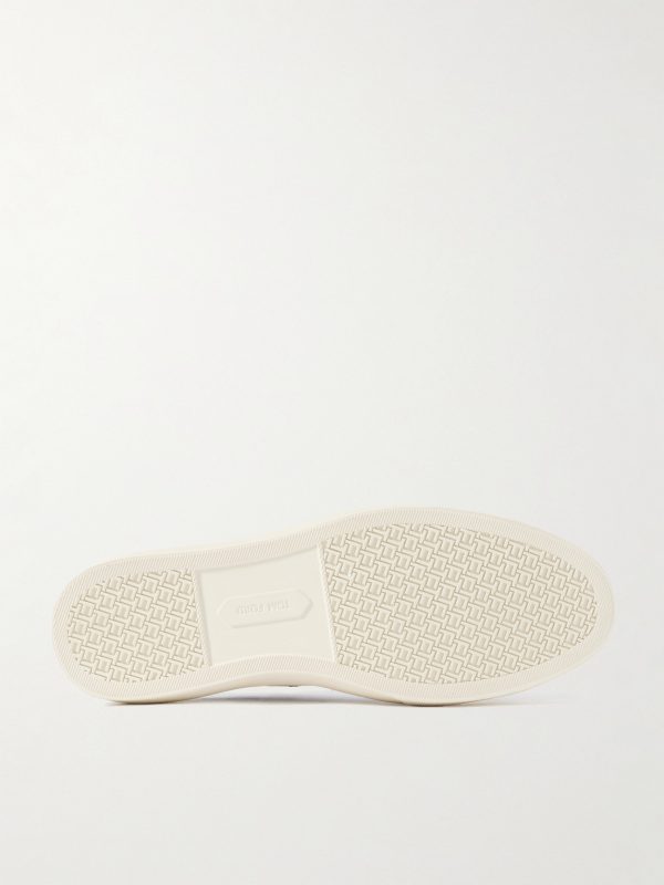 Cambridge Leather-Trimmed Suede Sneakers - E1