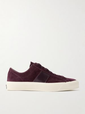 Cambridge Leather-Trimmed Suede Sneakers Cambridge Leather-Trimmed Suede Sneakers
