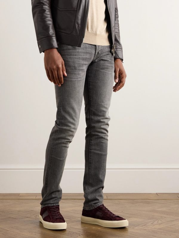 Cambridge Leather-Trimmed Suede Sneakers - OU