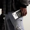 Passport Logo-Debossed Leather Bifold Wallet - OU