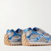 Orbit Metallic Rubber and Mesh Sneakers - BK Orbit Metallic Rubber and Mesh Sneakers - BK