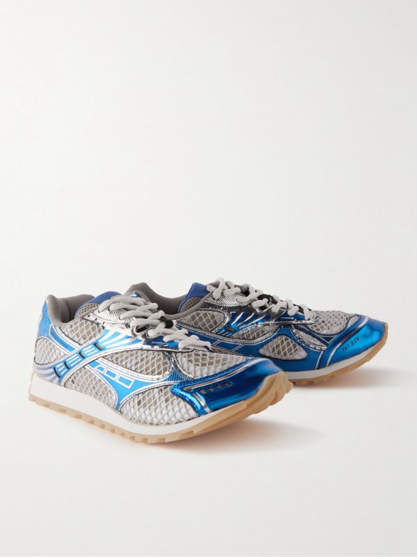 Orbit Metallic Rubber and Mesh Sneakers - FR Orbit Metallic Rubber and Mesh Sneakers - FR