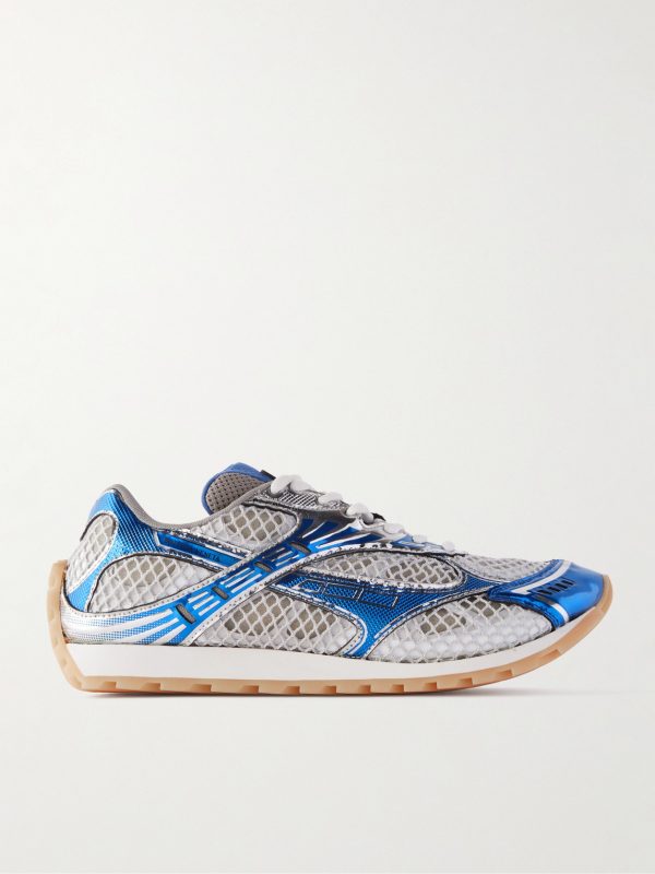 Orbit Metallic Rubber and Mesh Sneakers Orbit Metallic Rubber and Mesh Sneakers