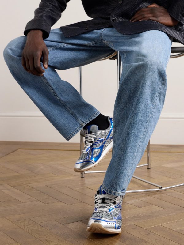 Orbit Metallic Rubber and Mesh Sneakers - OU Orbit Metallic Rubber and Mesh Sneakers - OU