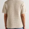 Crocheted Cotton T-Shirt - BK Crocheted Cotton T-Shirt - BK