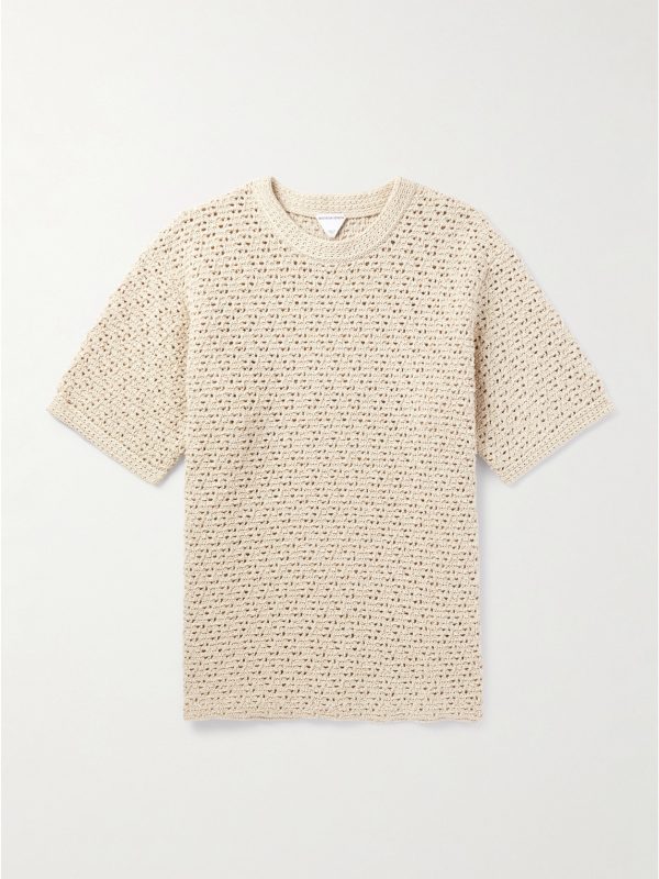 Crocheted Cotton T-Shirt Crocheted Cotton T-Shirt