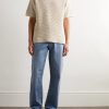 Crocheted Cotton T-Shirt - OU Crocheted Cotton T-Shirt - OU