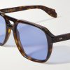 Aviator-Style Tortoiseshell Acetate Sunglasses - CU Aviator-Style Tortoiseshell Acetate Sunglasses - CU