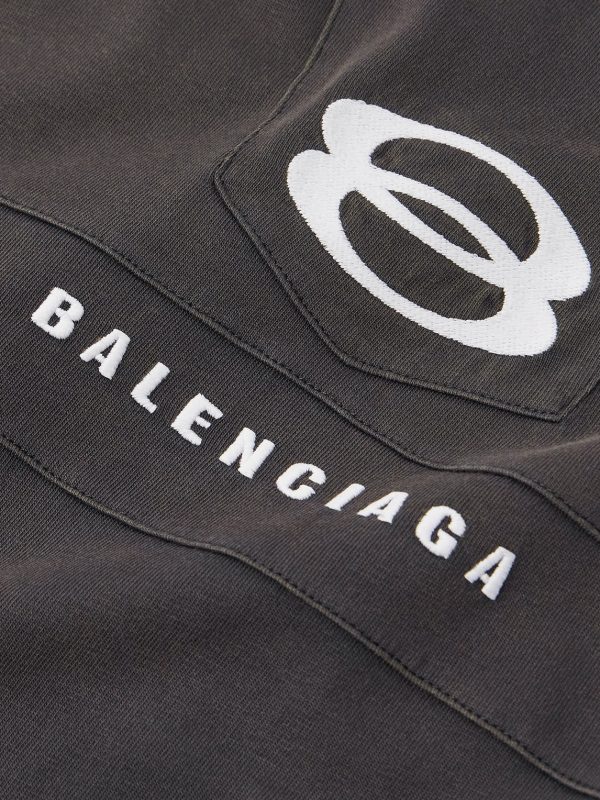Oversized Logo-Embroidered Cotton-Jersey T-Shirt - CU