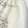 Wide-Leg Printed Distressed Cotton-Jersey Sweatpants - CU