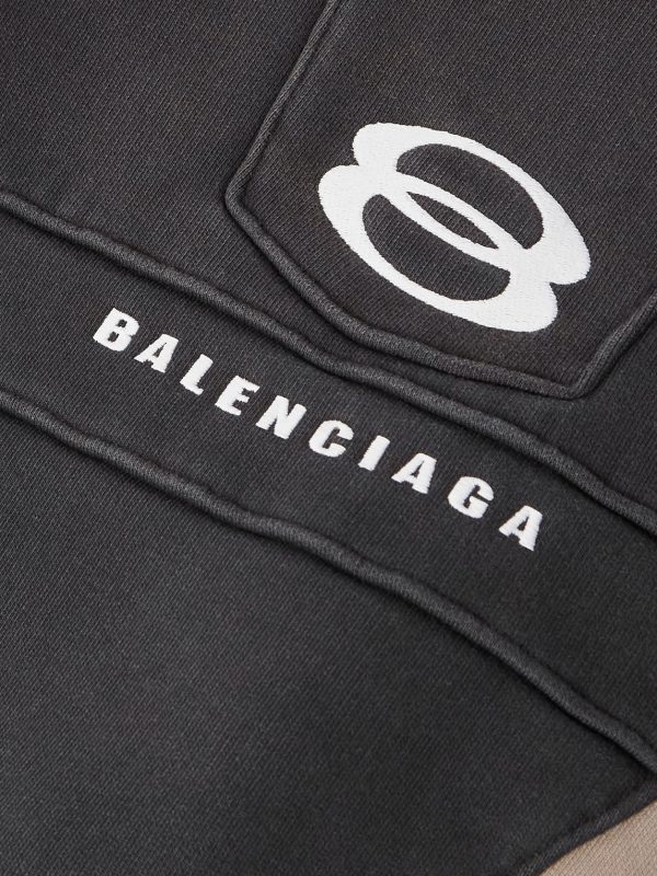 Logo-Embroidered Panelled Cotton-Blend Zip-Up Hoodie - CU Logo-Embroidered Panelled Cotton-Blend Zip-Up Hoodie - CU