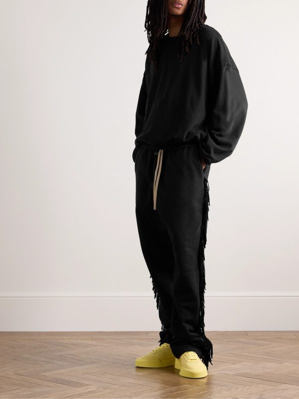 Logo-Appliquéd Cotton-Jersey Sweatshirt - OU