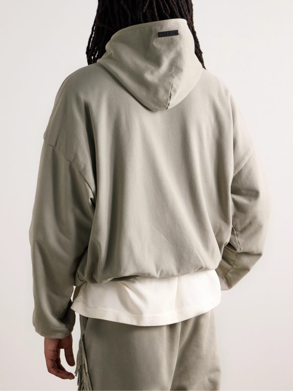 Logo-Appliquéd Cotton-Jersey Hoodie - BK Logo-Appliquéd Cotton-Jersey Hoodie - BK