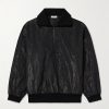 Logo-Appliquéd Crinkled-Shell Half-Zip Track Jacket Logo-Appliquéd Crinkled-Shell Half-Zip Track Jacket
