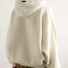 Intarsia-Knit Virgin Wool-Blend Bouclé Hoodie - BK Intarsia-Knit Virgin Wool-Blend Bouclé Hoodie - BK