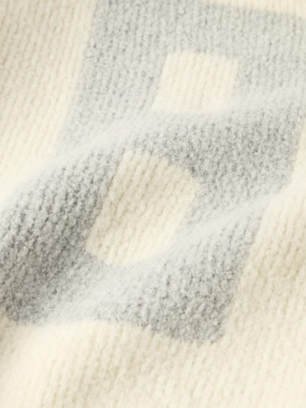 Intarsia-Knit Virgin Wool-Blend Bouclé Hoodie - CU Intarsia-Knit Virgin Wool-Blend Bouclé Hoodie - CU