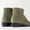 Western Low Suede Ankle Boots - BK