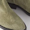 Western Low Suede Ankle Boots - CU