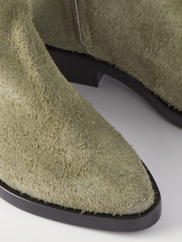 Western Low Suede Ankle Boots - CU