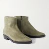 Western Low Suede Ankle Boots - FR