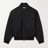 Padded Virgin Wool and Cotton-Blend Twill Bomber Jacket