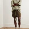 Logo-Appliquéd Crinkled-Shell Drawstring Shorts - OU Logo-Appliquéd Crinkled-Shell Drawstring Shorts - OU