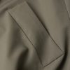 Virgin Wool-Crepe Trench Coat - CU
