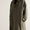 Virgin Wool-Crepe Trench Coat - FR
