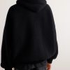 Intarsia-Knit Virgin Wool-Blend Bouclé Hoodie - BK Intarsia-Knit Virgin Wool-Blend Bouclé Hoodie - BK