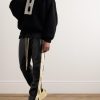 Intarsia-Knit Virgin Wool-Blend Bouclé Hoodie - OU Intarsia-Knit Virgin Wool-Blend Bouclé Hoodie - OU