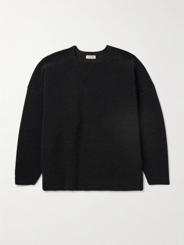 Ottoman Ribbed Wool Sweater Ottoman Ribbed Wool Sweater