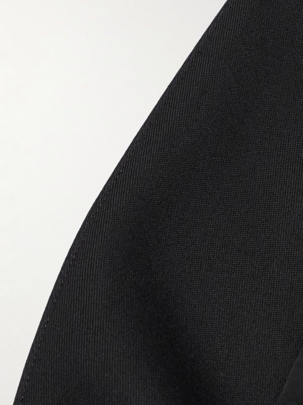Logo-Appliquéd Wool-Gabardine Blazer - E1 Logo-Appliquéd Wool-Gabardine Blazer - E1