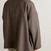 Oversized Wool-Canvas Jacket - BK