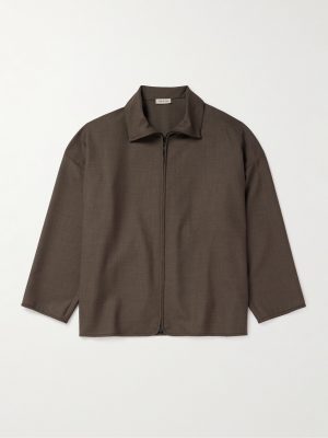 Oversized Wool-Canvas Jacket Oversized Wool-Canvas Jacket